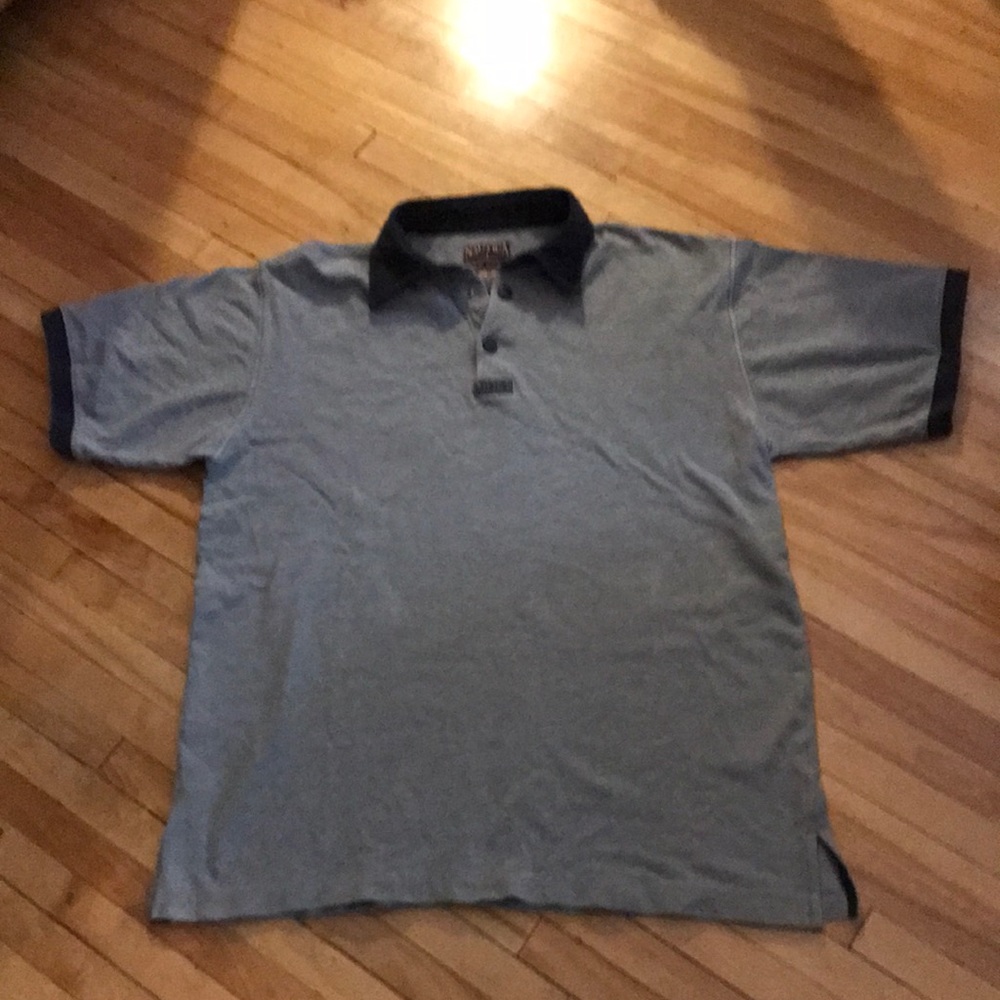 Nautica men’s vintage collared t shirt